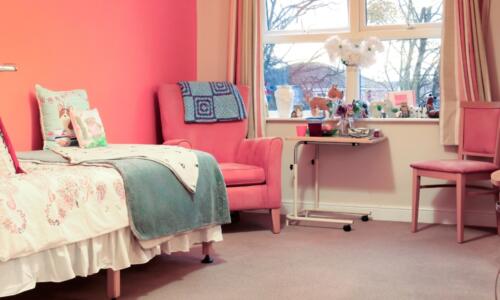 Colliers Croft Care Home Bedroom